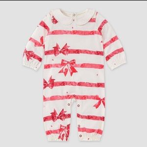 NWT Burt’s Bees Baby Girls’ Wrapped Up Jumpsuit